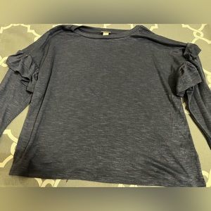 Mossimo Grey Long Sleeve Top